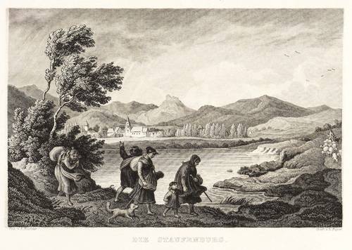 Münchehof (Seesen) - Gesamtansicht mit Burgruine Stauffenburg - Gesamtansicht mit Burgruine Stauffenburg - Die Staufenburg