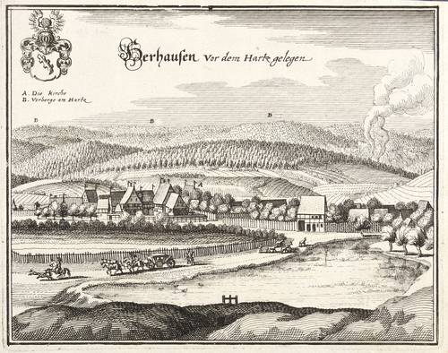 Herrhausen am Harz (Seesen) - Gesamtansicht - Gesamtansicht - Herhausen vor dem Hartz gelegen