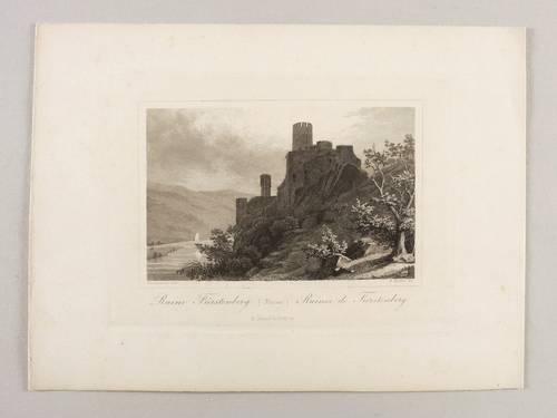 Rheindiebach (Oberdiebach) - Burg Fürstenberg - Burg Fürstenberg - Ruine Fürstenberg am Donnersberg (Rheinpfalz)