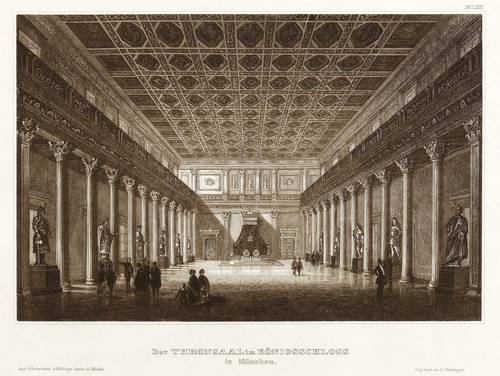 München - Residenz. - Großer Thronsaal - Residenz. - Großer Thronsaal - Der Thronsaal im Königsschloss in München