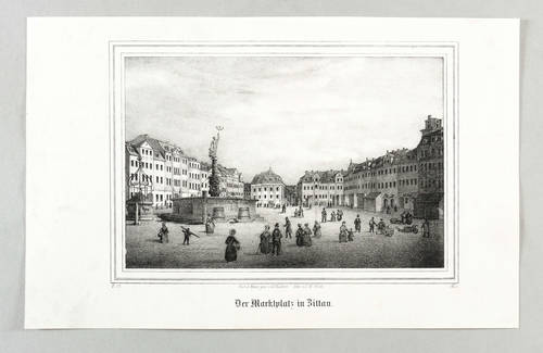 Zittau - Marktplatz - Marktplatz - Der Marktplatz in Zittau