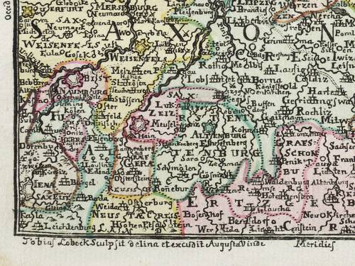 Sachsen - Obersachsen - Obersachsen - Pars Meridionalis Circuli Saxoniae Superioris