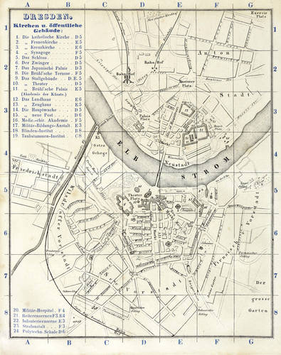 Dresden - Stadtplan - Stadtplan - Dresden