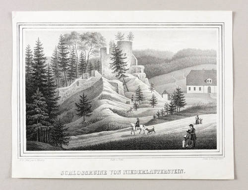 Niederlauterstein (Marienberg) - Burgruine - Burgruine - Schlossruine von Niederlauterstein