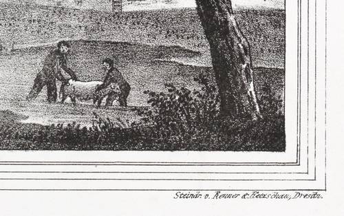 Knautnaundorf (Leipzig) - Teilansicht mit Andreaskapelle - Teilansicht mit Andreaskapelle - Knautnaundorf