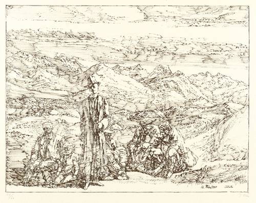 Tübke, Werner -  -  - Ruhe auf der Flucht