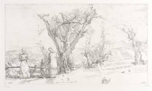 Tübke, Werner -  -  - Bei Plascassier (Prozession - Provence)