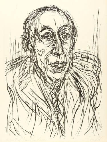 Uhlig, Max -  -  - Bildnis Prof. Hans Theo Richter