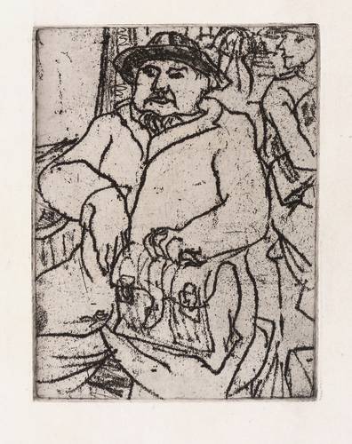 Uhlig, Max -  -  - Ohne Titel (In der Straßenbahn)