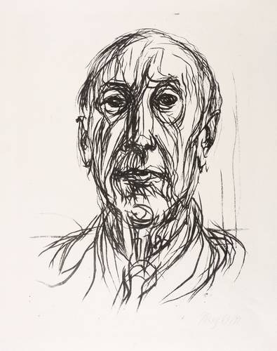 Uhlig, Max -  -  - Bildnis Hans Theo Richter III