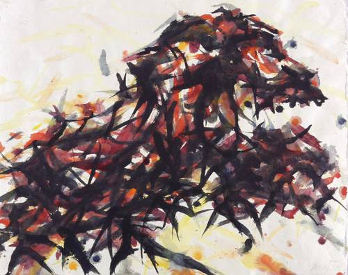 Uhlig, Max -  -  - Ohne Titel (Buschwerk)