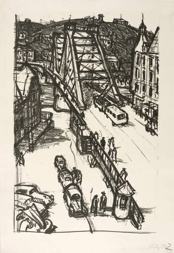 Uhlig, Max -  -  - Ohne Titel (Blaues Wunder)