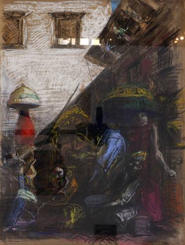 Wachter, Andreas -  -  - Königspalast in Kathmandu