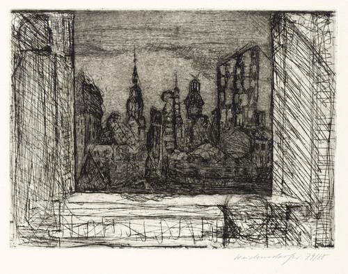 Weidensdorfer, Claus -  -  - Fensterausblick