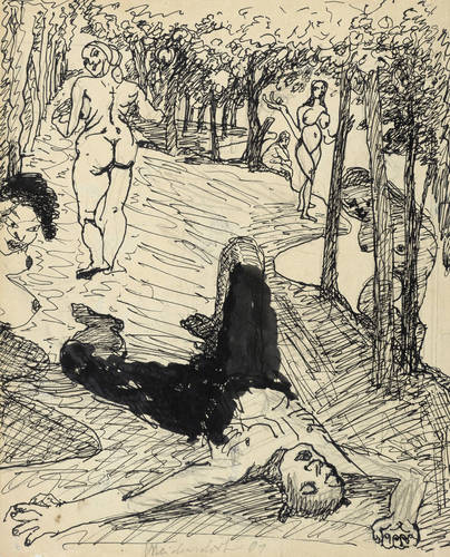 Weidensdorfer, Claus -  -  - Schlafender Faun