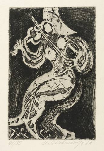 Weidensdorfer, Claus -  -  - Meerjungfrau mit Geige