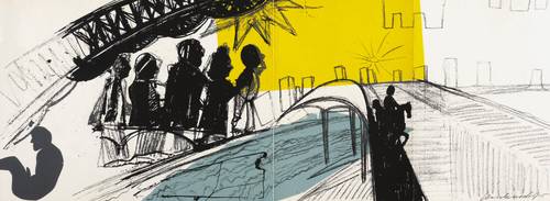 Weidensdorfer, Claus -  -  - Ohne Titel (Carolabrücke Dresden)