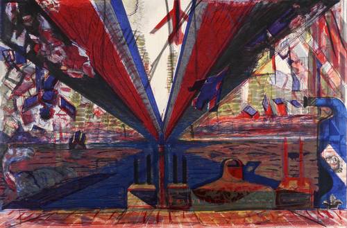 Weidensdorfer, Claus -  -  - Brücken sind keine Startbahnen IV (Unter der Brücke)