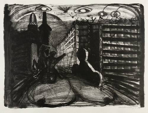 Weidensdorfer, Claus -  -  - An der Carolabrücke (Dresden) III