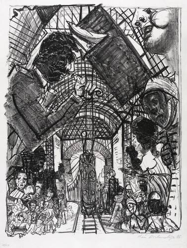 Weidensdorfer, Claus -  -  - Bahnhof I (Das Leben auf den Bahnhöfen)