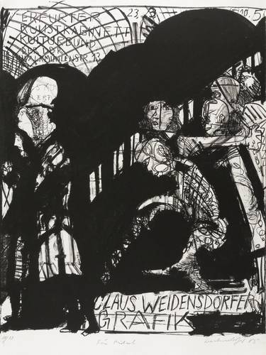 Weidensdorfer, Claus - Ausstellungsplakat Erfurter Kunstkabinett - Ausstellungsplakat Erfurter Kunstkabinett - Grafik