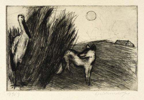 Weidensdorfer, Claus -  -  - Fuchs und Storch