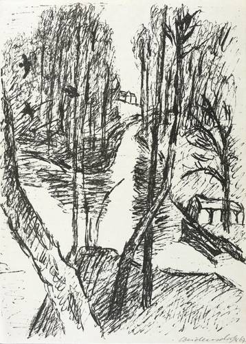 Weidensdorfer, Claus -  -  - Wasserkanäle mit Boot