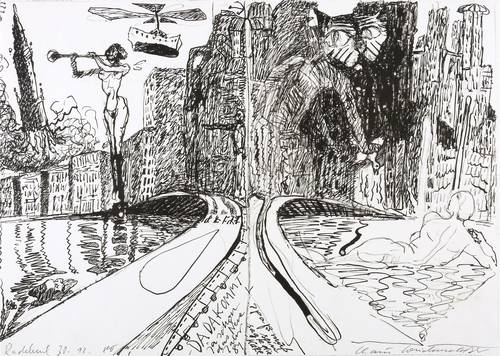 Weidensdorfer, Claus -  -  - Dada kommt (Neujahrskarte I)