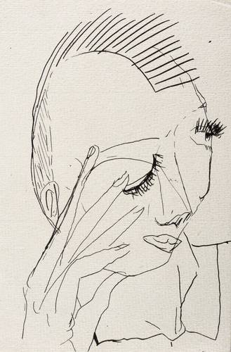 Weidensdorfer, Claus -  -  - Ohne Titel (Kopf)