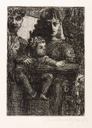 Weidensdorfer, Claus -  -  - Familie Selbdritt