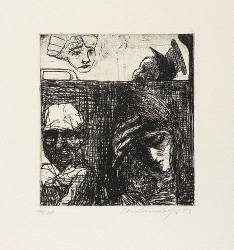 Weidensdorfer, Claus -  -  - Ohne Titel (Vier Köpfe)