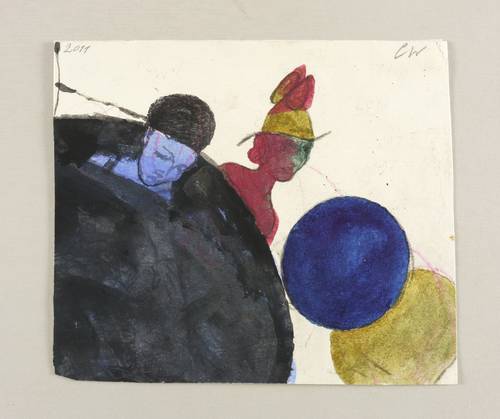 Weidensdorfer, Claus -  -  - Ohne Titel (Figuren und Kugeln)
