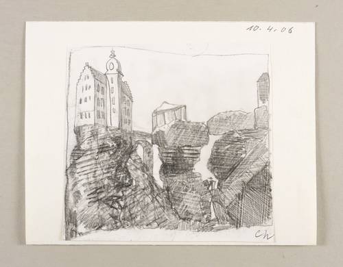Weidensdorfer, Claus -  -  - Schloss mit Festpavillon