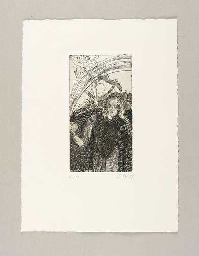 Weidensdorfer, Claus -  -  - Neujahrskarte für Faber und Faber