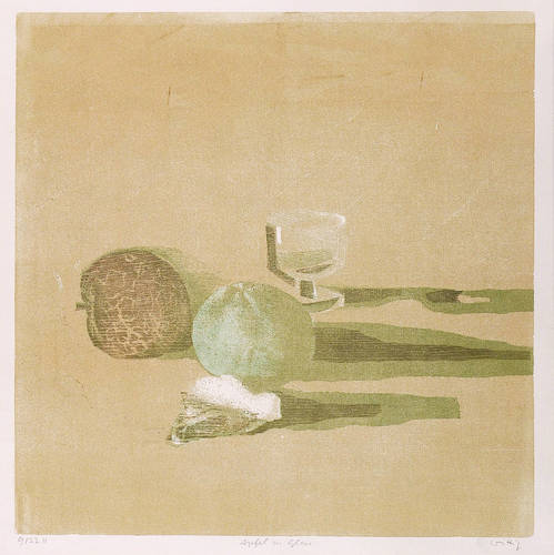 Wittig, Werner -  -  - Apfel und Glas