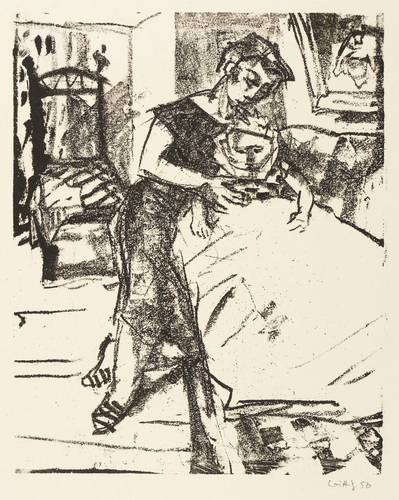 Wittig, Werner -  -  - Mutter mit krankem Kind