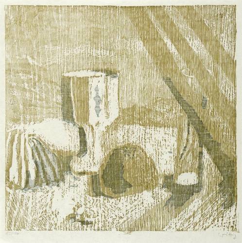 Wittig, Werner -  -  - Stillleben vor Weinbergen