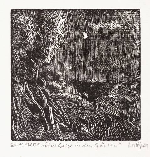 Wittig, Werner -  -  - Eine Geige in den Gärten (Hermann Hesse)