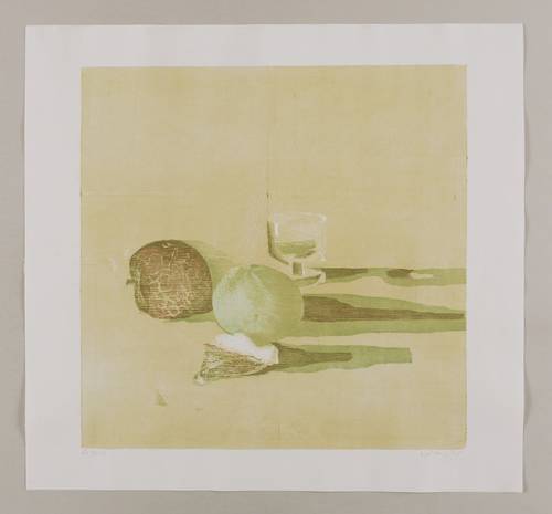 Wittig, Werner -  -  - Apfel und Glas