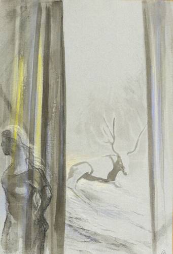 Zielonka, Almut-Sophia -  -  - Mädchen mit Hirsch